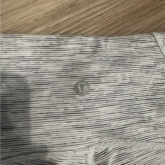 Lululemon Train Times 7/8 Pant leggings *25" size 6 women’s grey mesh W5AOOS - Picture 7 of 8